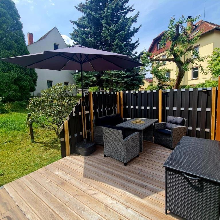Urlaubsdomizil Am Toepfer - Ferienwohnungen In 올베르스도프 외부 사진